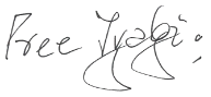 Pree Tyagi signature